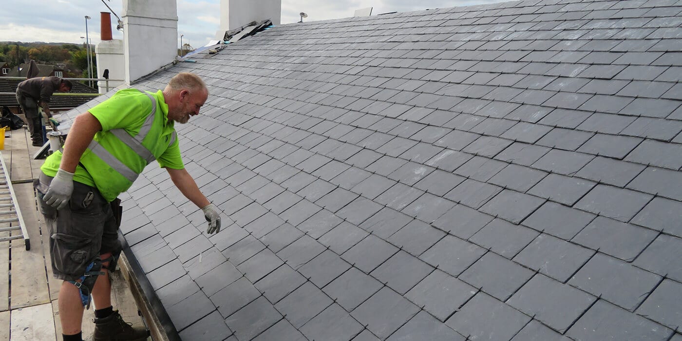 Commercial Slate Tiled Roofing