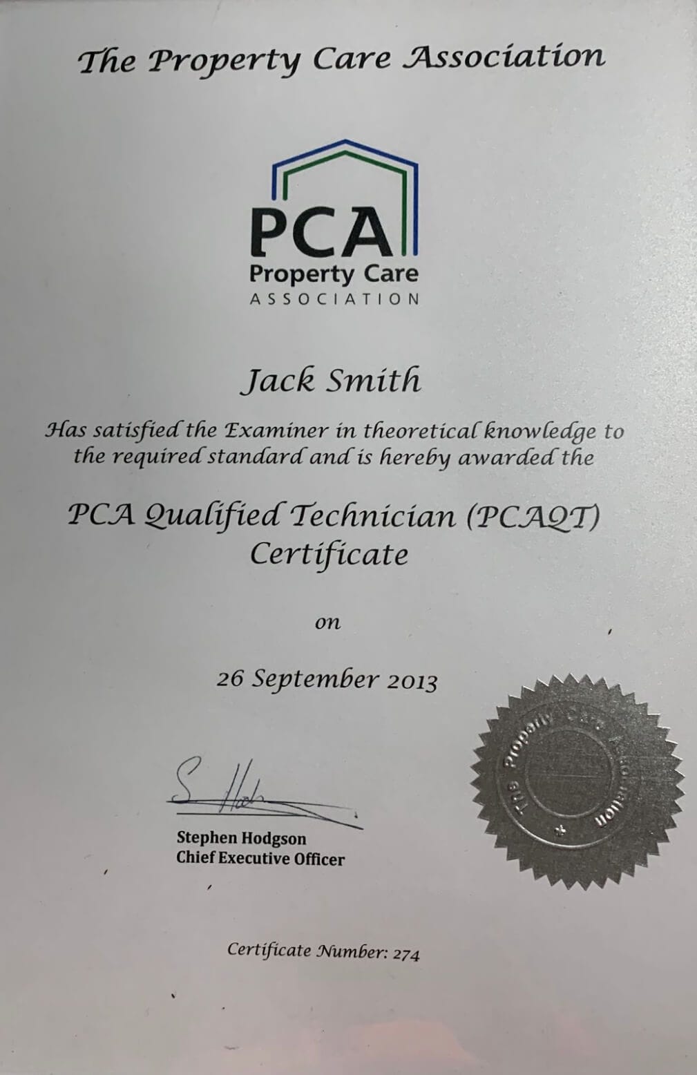 PCA Qualified Contractors in Wakefield